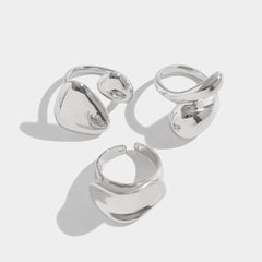 Anillos de Metal con Diseño Irregular - Raúl & Sara Madrid