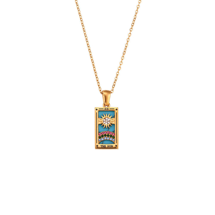 Sabina – Collana dorata con pendente elegante