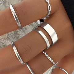 Conjunto de 7 anillos - Raúl & Sara Madrid