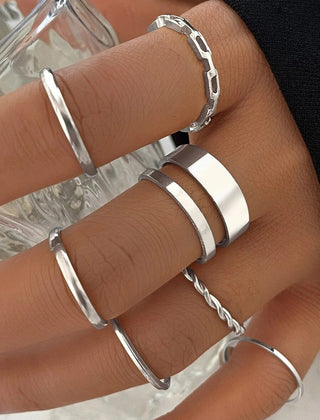 Conjunto de 7 anillos - Raúl & Sara Madrid