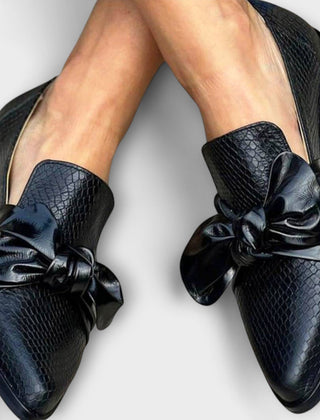 Mocasines con detalle de lazo - Raúl & Sara Madrid