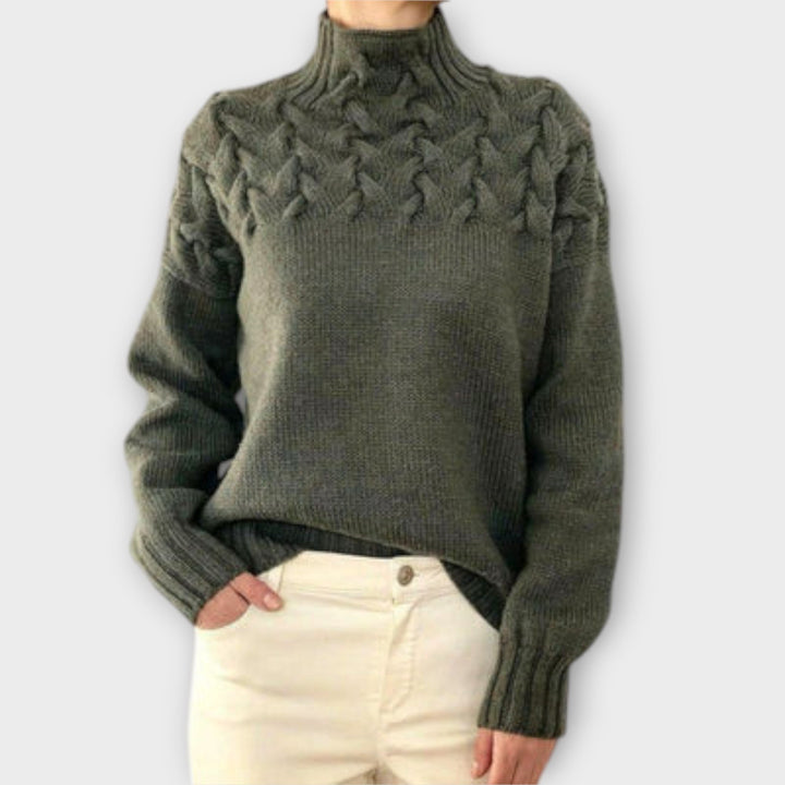 Eva | Women's Braided Detail Sweater