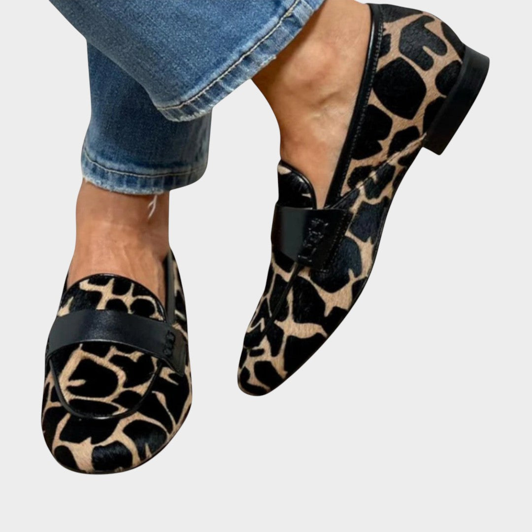 Leonie™ | Mocasines Femeninos con Diseño de Animal Print
