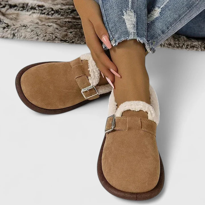 Valentynah™ | Botas de Invierno con Forro de Peluche y Detalle de Hebilla