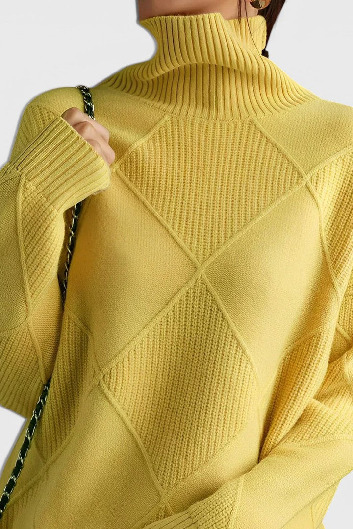 Jasmine | Jersey de Cachemira Cuello Alto