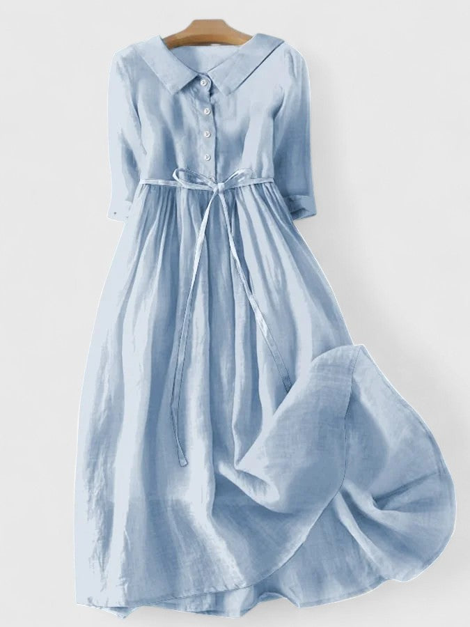 Vestido elegante de principios de primavera - Raúl & Sara Madrid