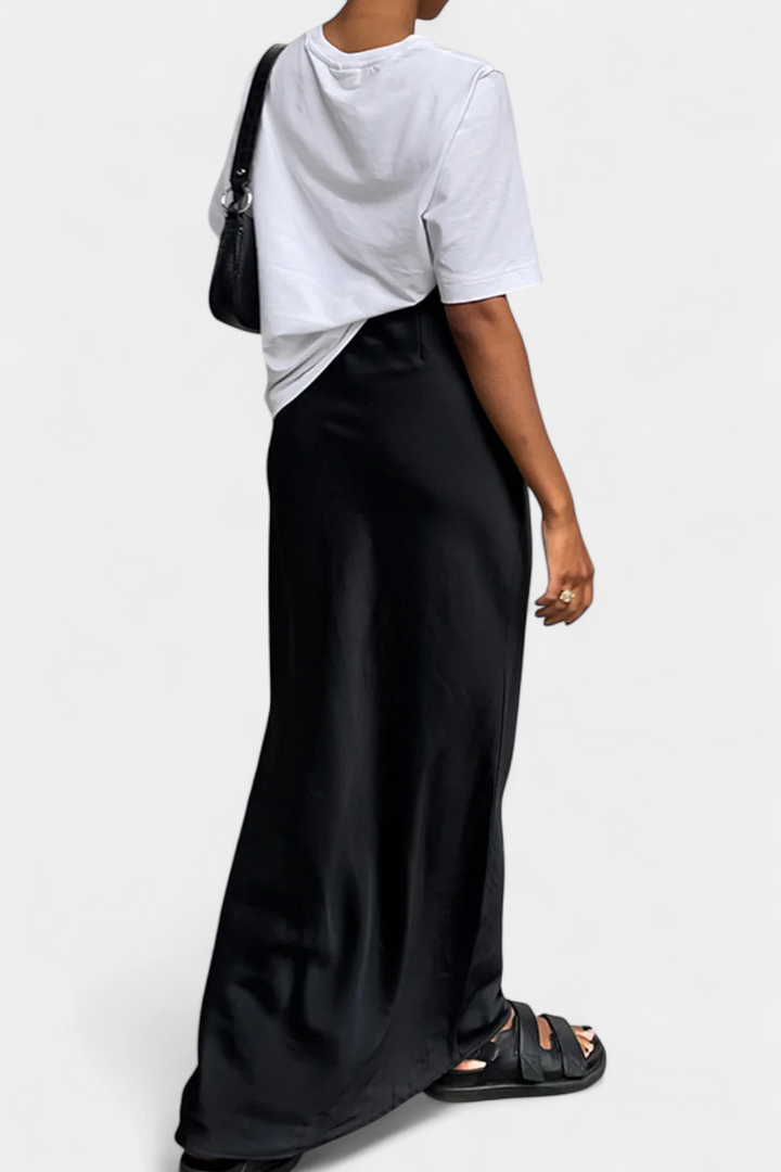 Falda Maxi Utility Fable con Diseño Liso y Acabado Elegante