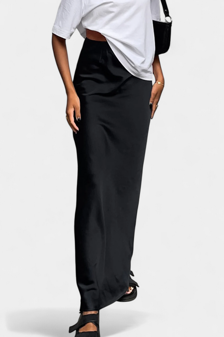 Falda Maxi Utility Fable con Diseño Liso y Acabado Elegante