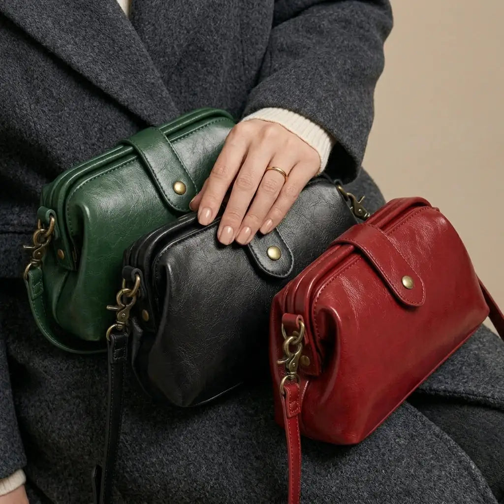 Bolso arion vintage - verde - Raúl & Sara Madrid