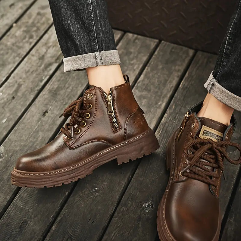 Bottes Imperméables Kian – Chaussures Homme Robustes pour Randonnée et Aventures Urbaines