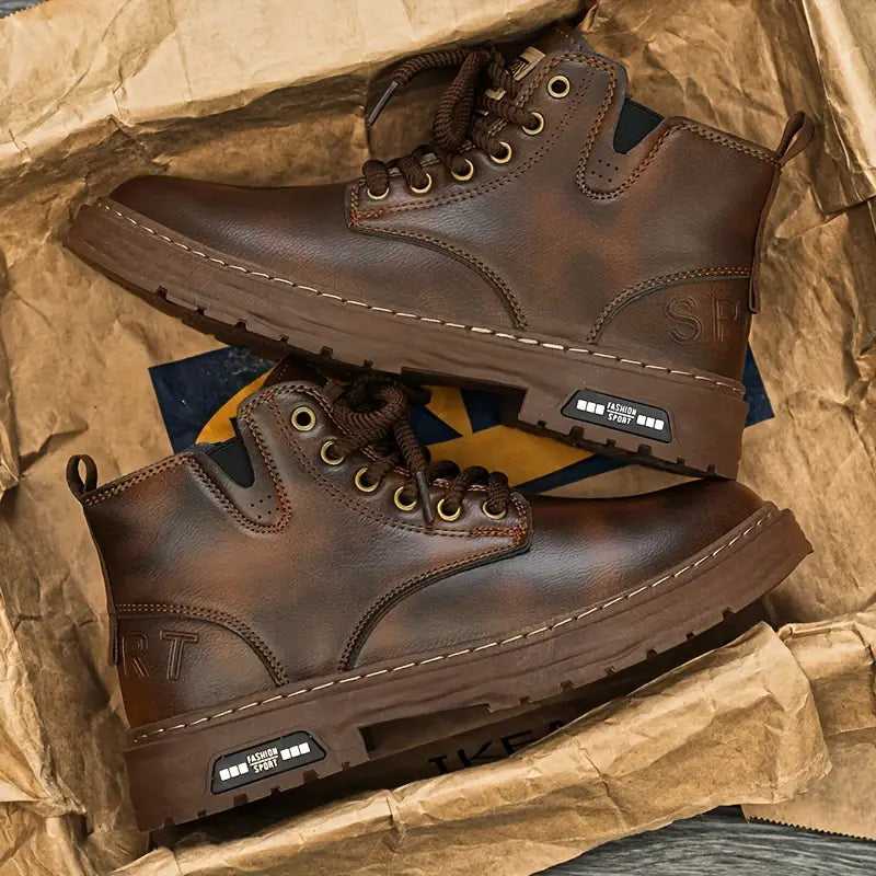 Bottes Imperméables Kian – Chaussures Homme Robustes pour Randonnée et Aventures Urbaines