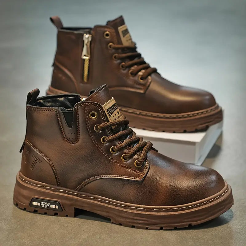 Bottes Imperméables Kian – Chaussures Homme Robustes pour Randonnée et Aventures Urbaines