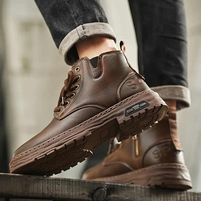 Bottes Imperméables Kian – Chaussures Homme Robustes pour Randonnée et Aventures Urbaines
