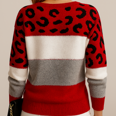 Jersey Elegante Estampado de Leopardo - Raúl & Sara Madrid
