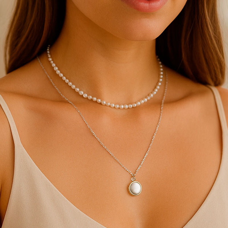 Alejandra Silver Necklace