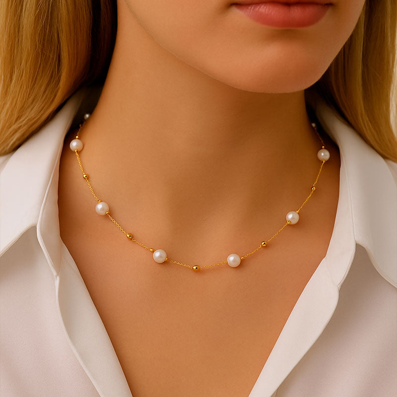 Angelica Pearl Collar