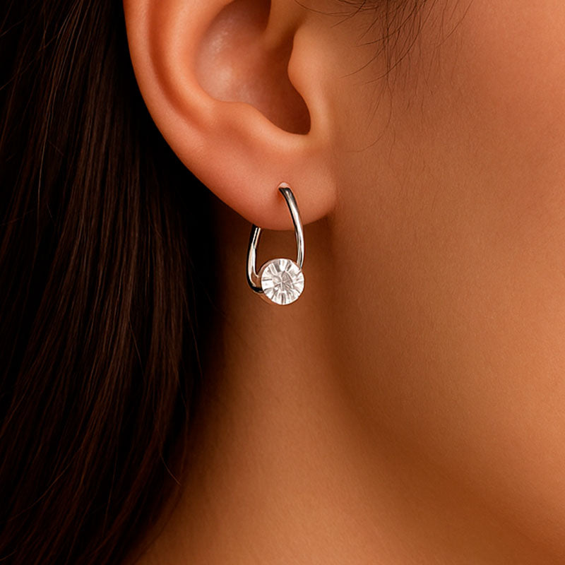 Pendientes de Circonita en Plata