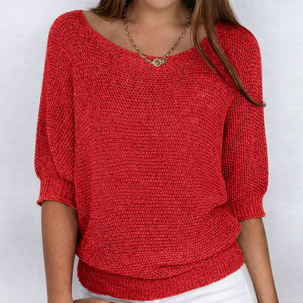 Luigia - Chic Cable Knit Sweater