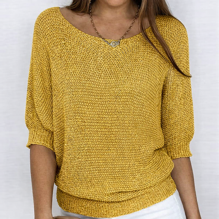 Luigia - Chic Cable Knit Sweater