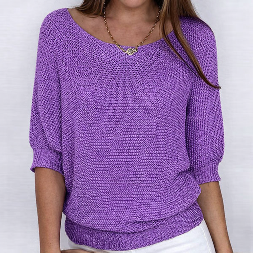 Luigia - Chic Cable Knit Sweater