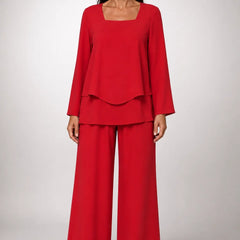 Marcelina · Conjunto de Cuello Cuadrado en Rojo - Raúl & Sara Madrid