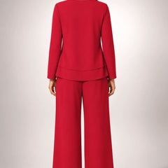 Marcelina · Conjunto de Cuello Cuadrado en Rojo - Raúl & Sara Madrid