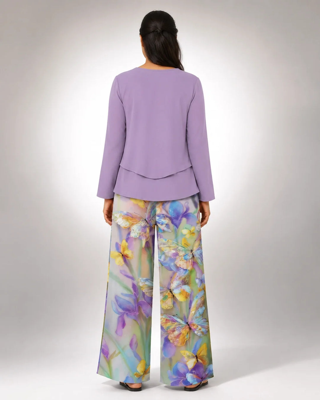 Otilia™ | Lila Floral Pant Set