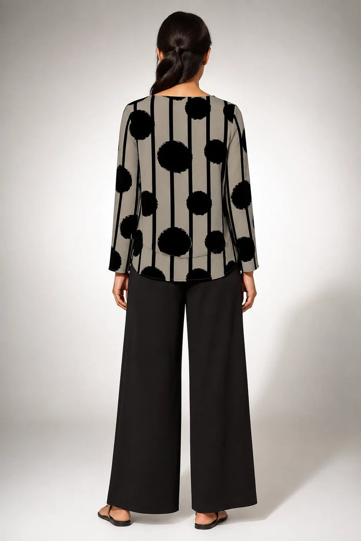 Leocadia™ | Conjunto de Puntos con Pantalón Negro