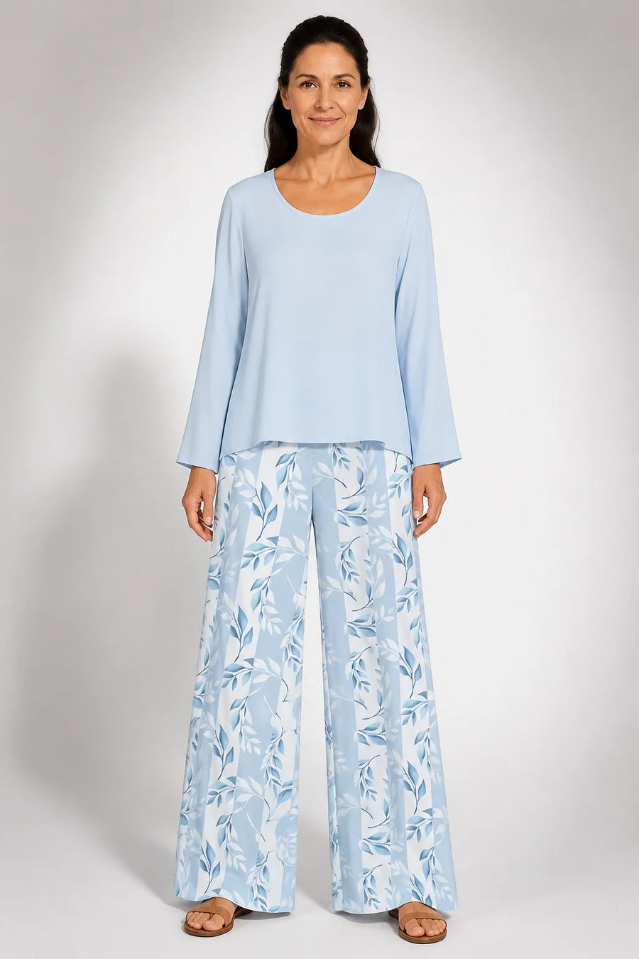 Wenceslada · Conjunto Floral en Azul Cielo - Raúl & Sara Madrid