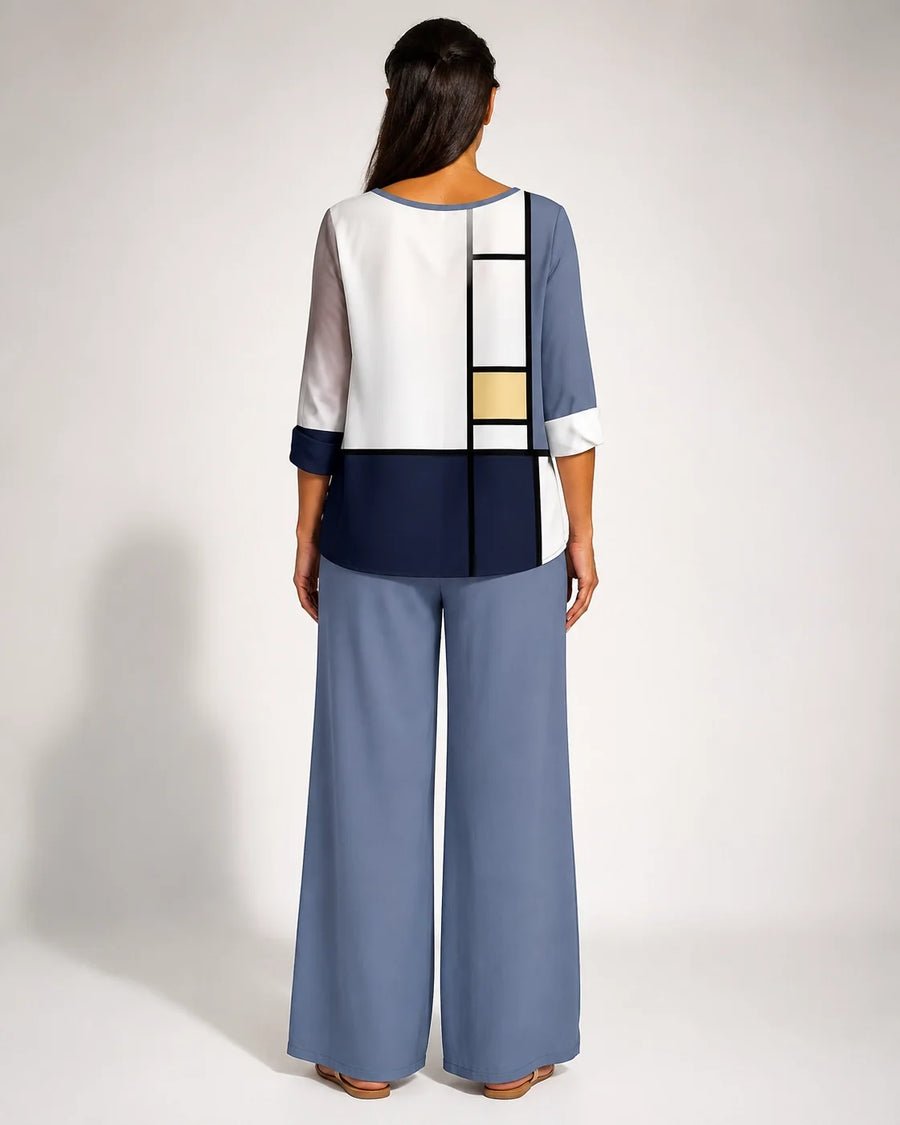 Anselma · Conjunto con estampado geométrico - Raúl & Sara Madrid