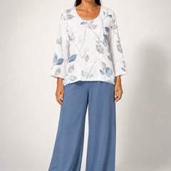 Filiberta · Conjunto floral en azul marino - Raúl & Sara Madrid