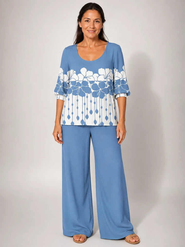 Rosenda™ | Blue Floral Set
