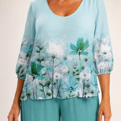 Domitila · Conjunto Floral Verde Salvia - Raúl & Sara Madrid