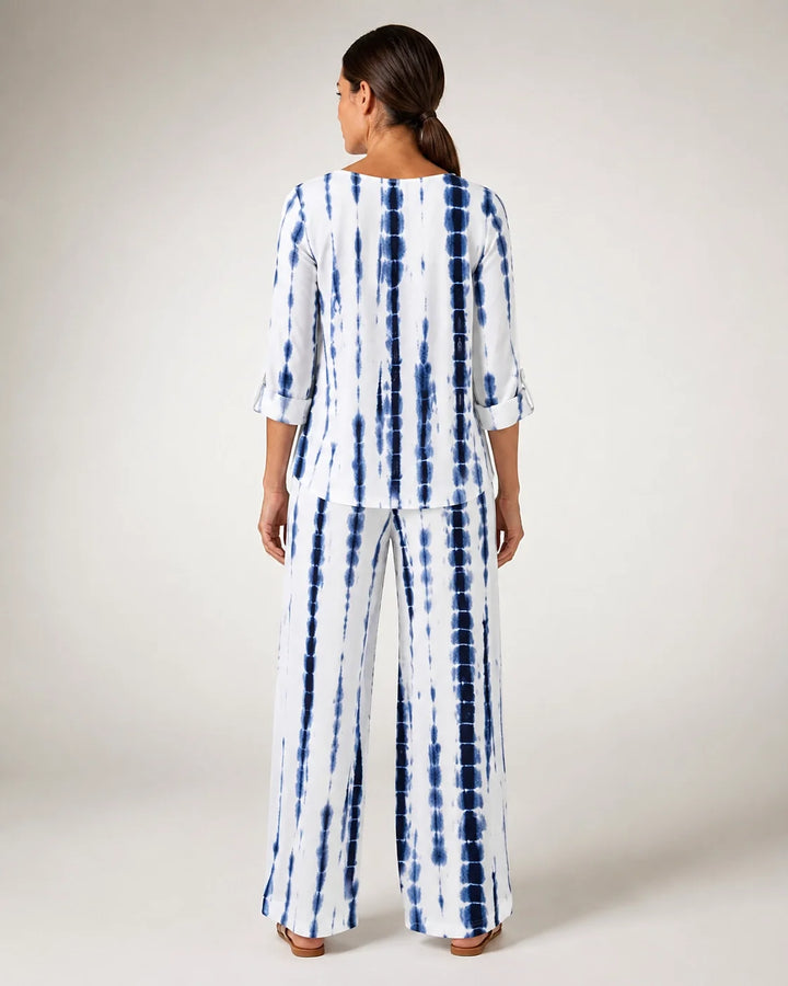 Bernarda™ | Conjunto de Rayas Blancas