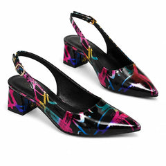 Karthleen Tacones Anchos con Diseño Geométrico - Raúl & Sara Madrid