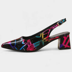 Karthleen Tacones Anchos con Diseño Geométrico - Raúl & Sara Madrid