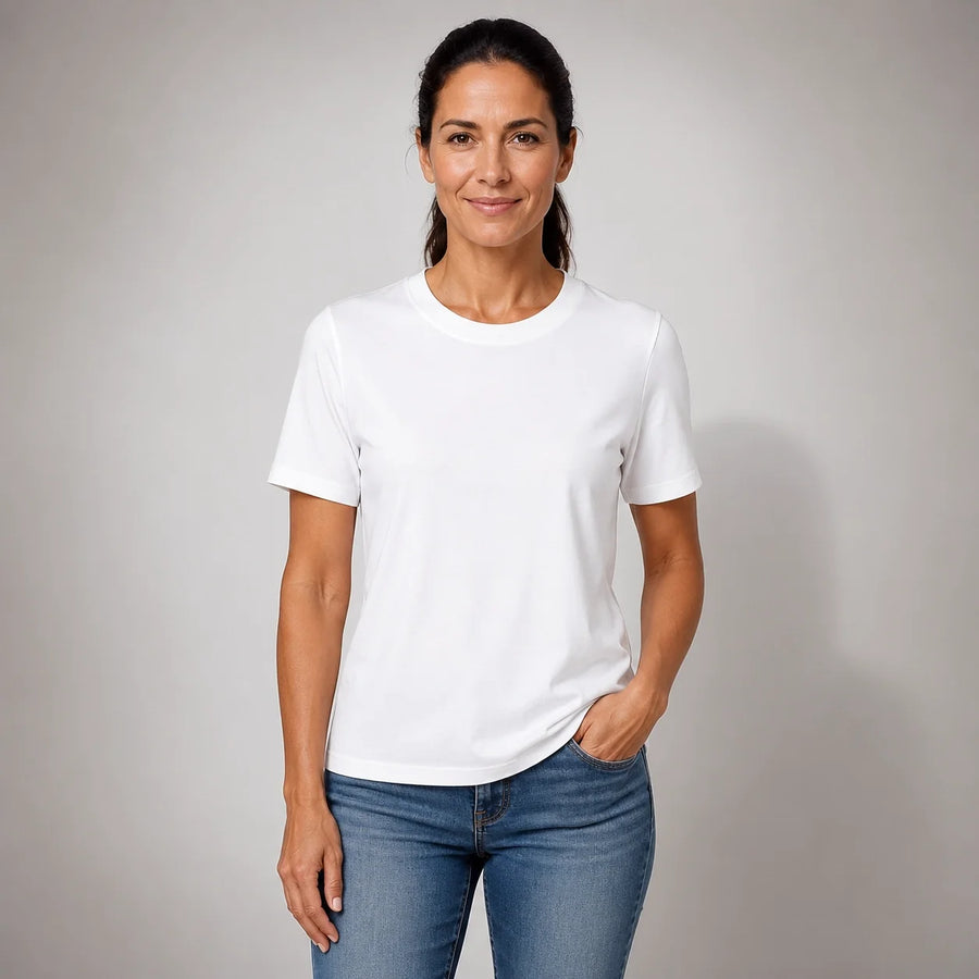 Elena · Camiseta Sencilla de Color Uniforme - Raúl & Sara Madrid