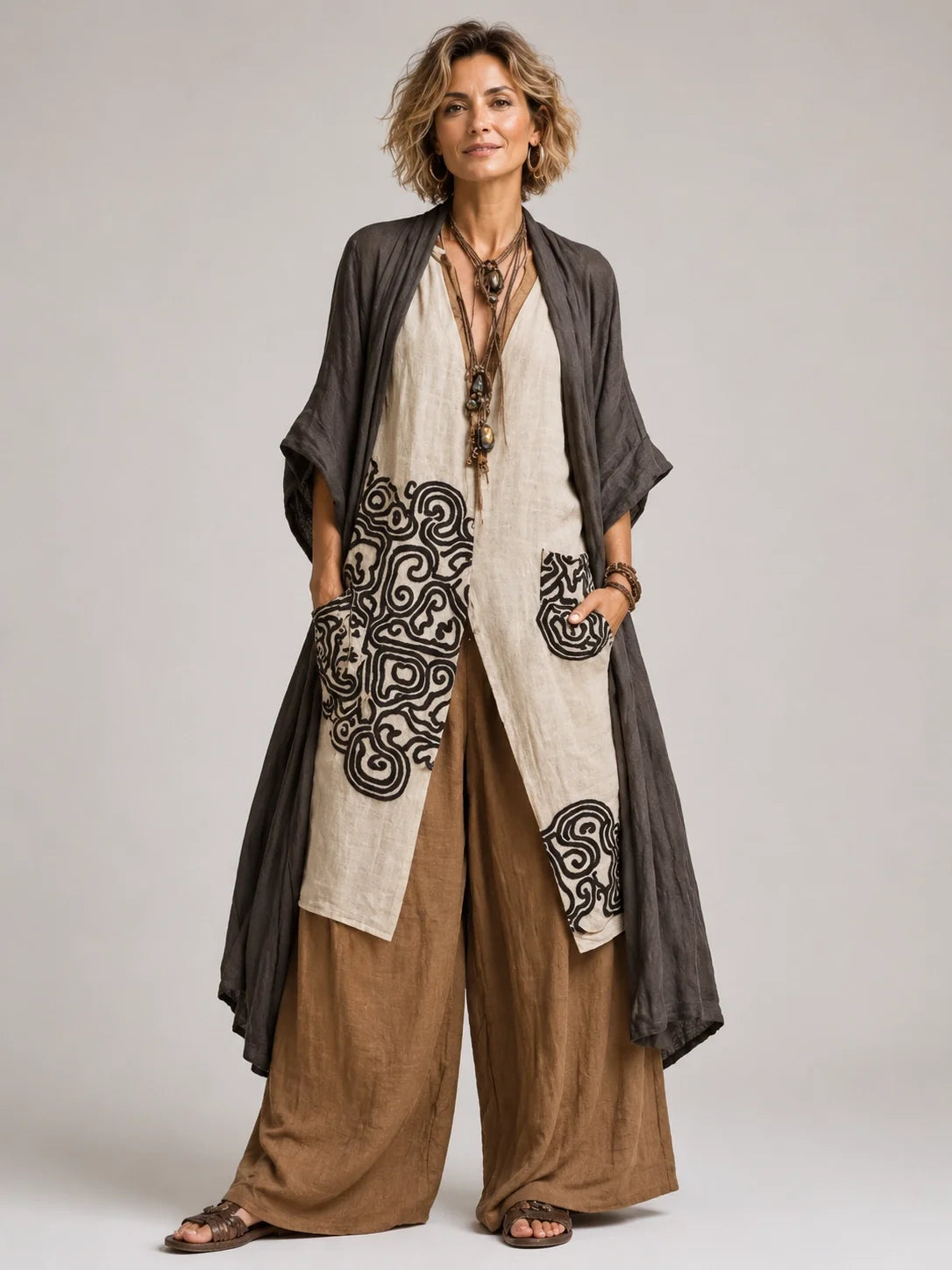 Nicolasa · Conjunto Boho con Detalles Bordados - Raúl & Sara Madrid