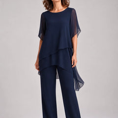 Aurora · Conjunto de Pantalones Palazzo de Gasa - Raúl & Sara Madrid