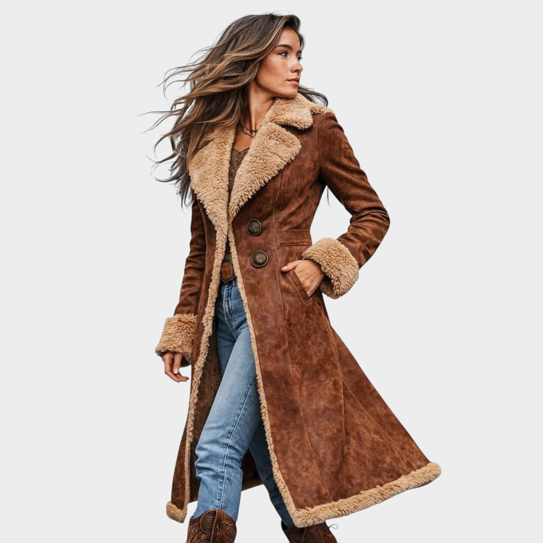Edda™ | Abrigo Vintage de Largo Estilo