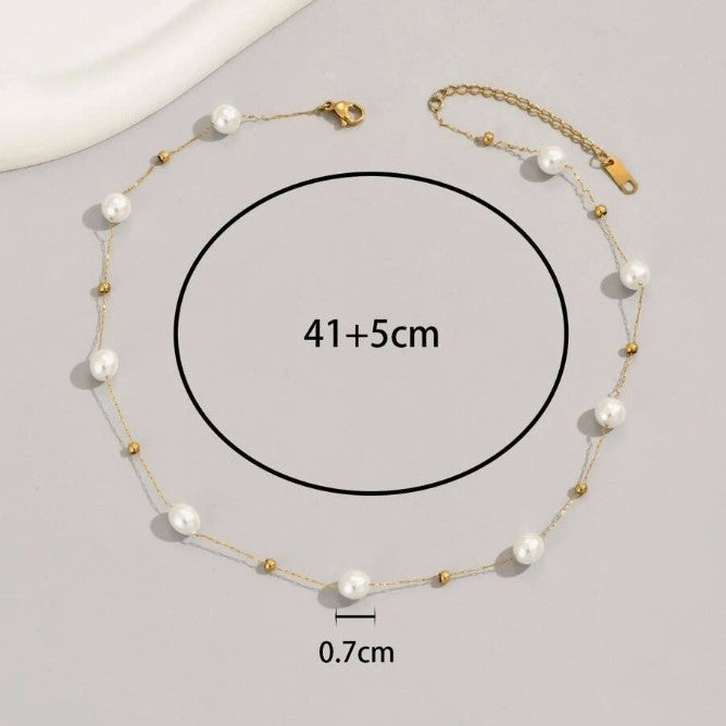 Angelica Pearl Collar