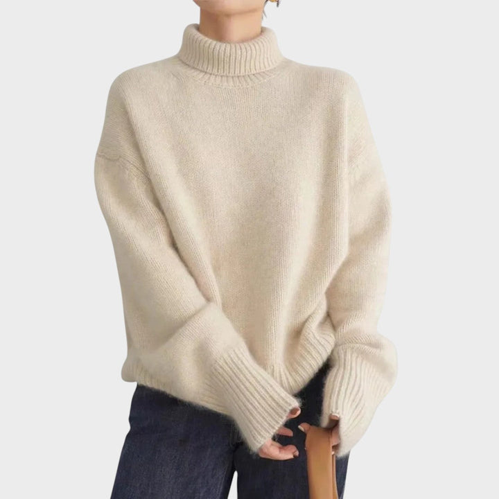 Isabella | High Neck Cashmere Sweater