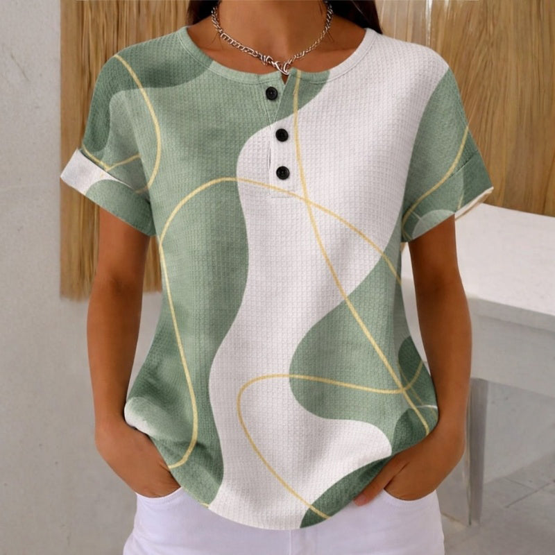 Daniela · Camisa Casual con Diseño de Bloques de Color - Raúl & Sara Madrid