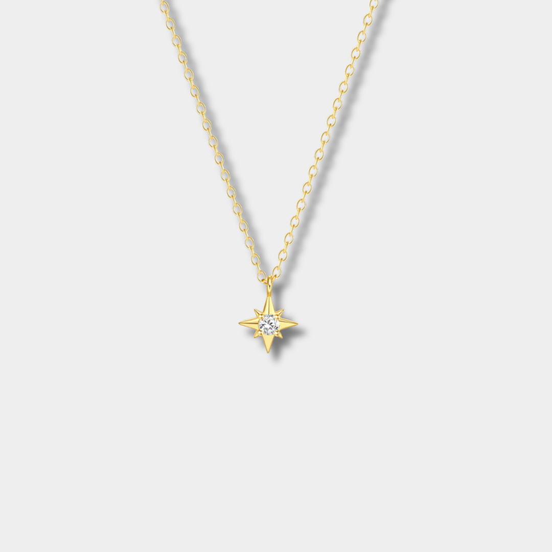 Lina – Delicate Silver Necklace with Round Pendant