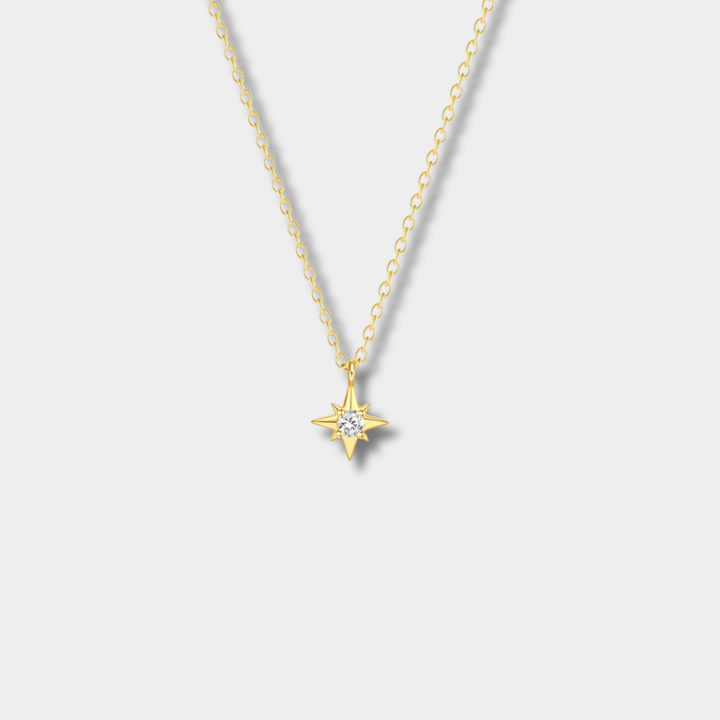 Lina – Delicate Silver Necklace with Round Pendant