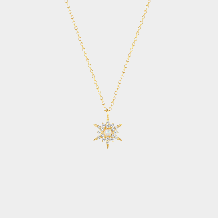 Amálie – Collar de plata delicado con colgante circular.
