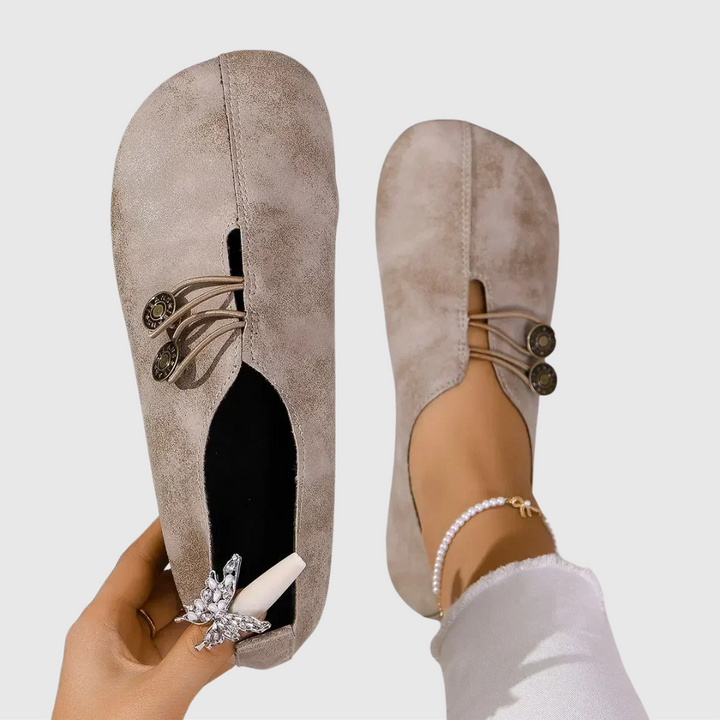 Lydia | Zapatillas ortopédicas de ante suave para dama