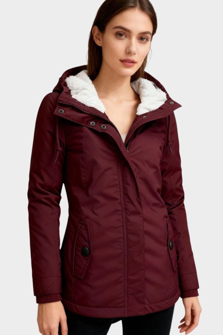 Chaqueta Larga de Felpa Anna™ para Otoño