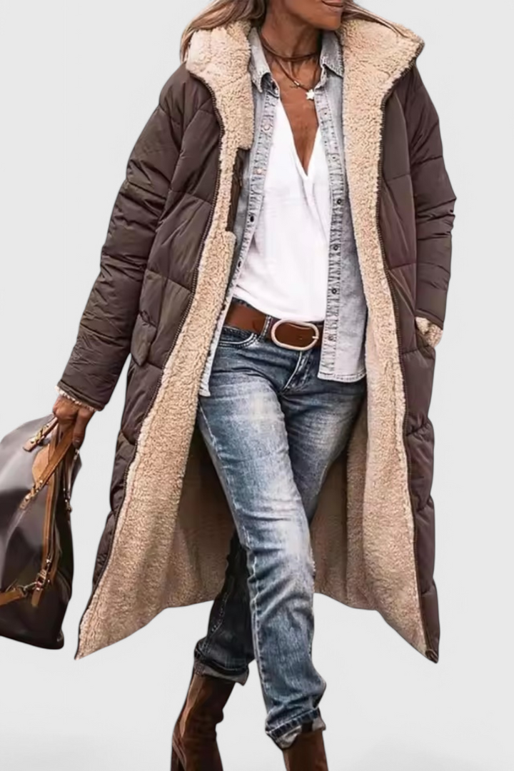 Blanca | Abrigo Acolchado Suave para Máxima Comodidad