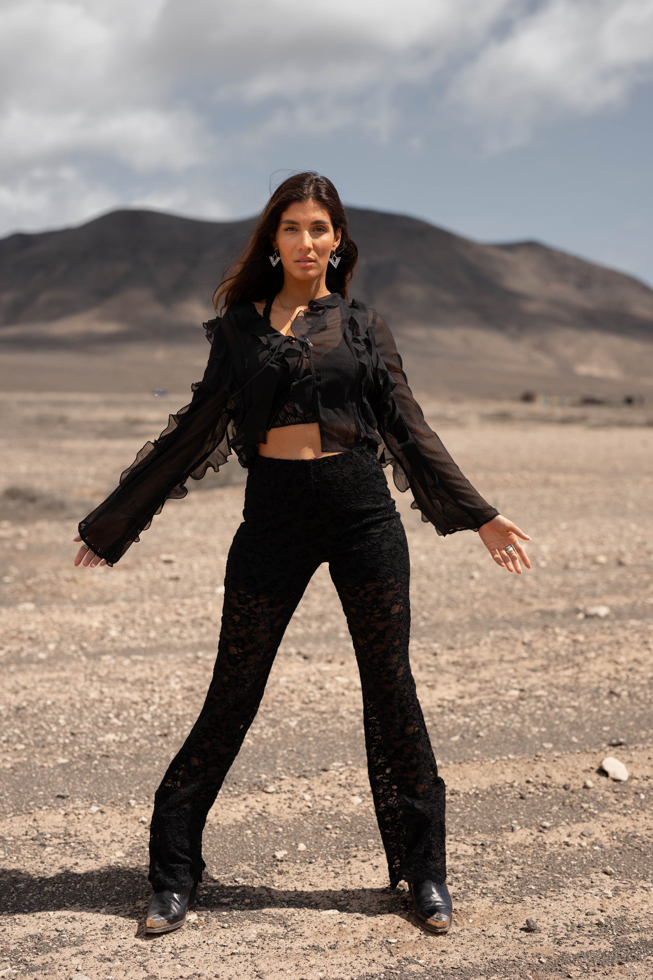 Suze lace pants